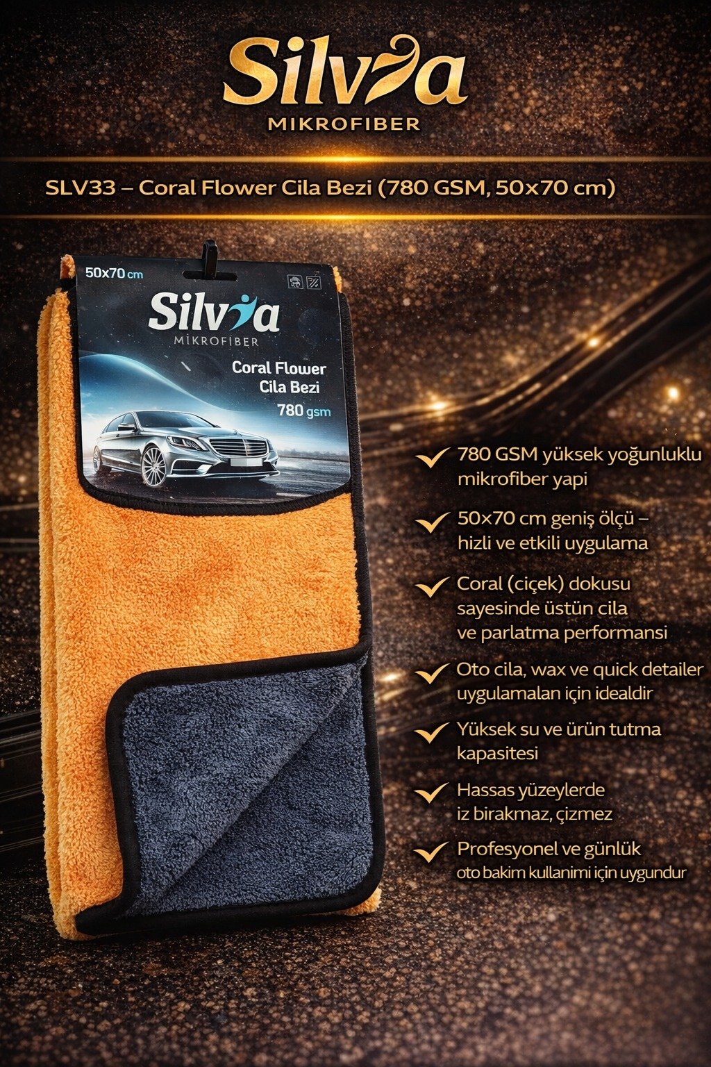 SİLVİA CİLA BEZİ 40*40