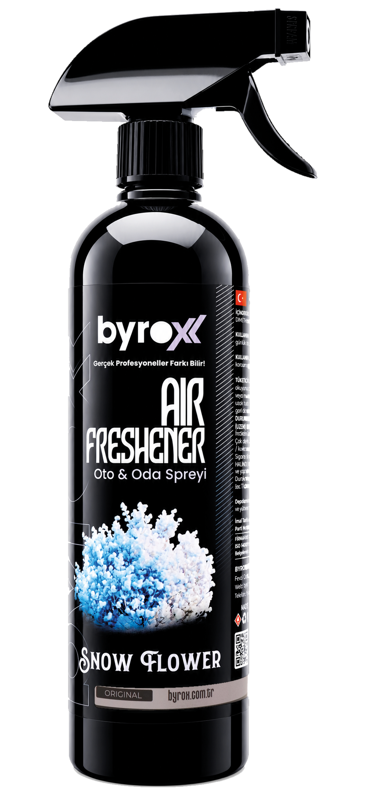 BYROX OTO&ODA SPREYİ SNOW FLOWER 600ML